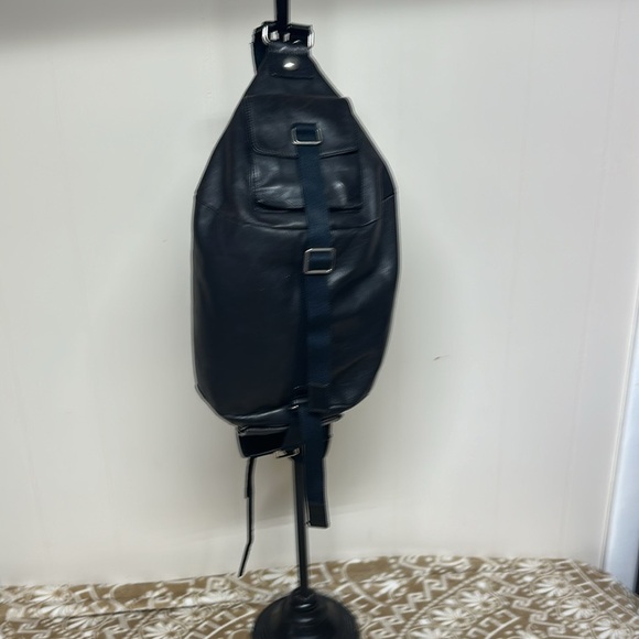 Sergio Rossi Italian Leather Backpack bag - Picture 9 of 13